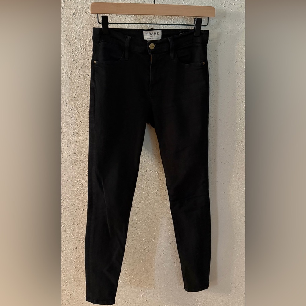 Frame Denim Women's Black Jeans 25 great condition